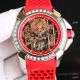Copy Jacob and Co Epic x CR7 Watches Green Rubber Strap Baguette Diamond Bezel (3)_th.jpg